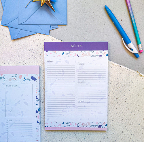 Pastel Terrazzo - A5 Notes & Projects Planner