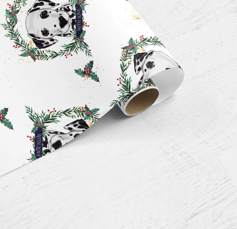 Luxury 100gsm Dalmatian Wrapping Paper