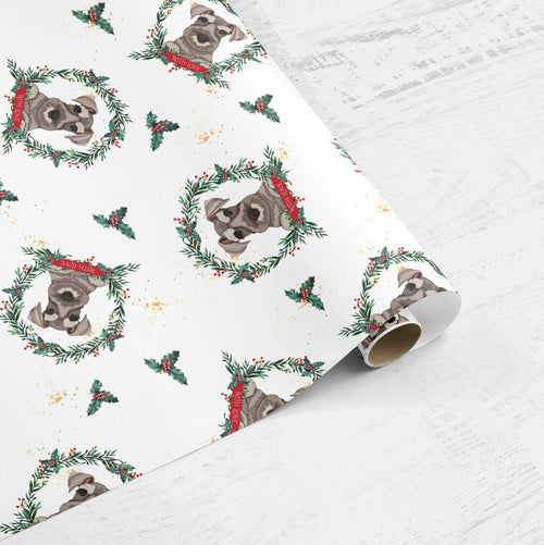 Luxury 100gsm Schnauzer Dog Wrapping Paper